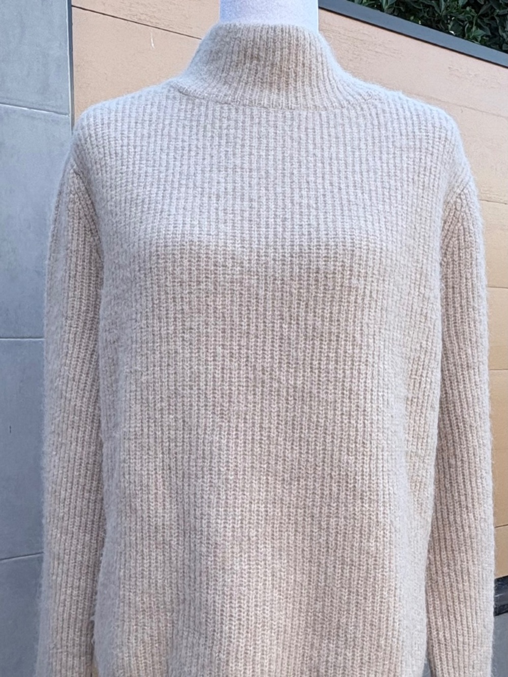 Los Angeles Atelier & Other Stories Alpaca Wool Blend Mock Neck Sweater M